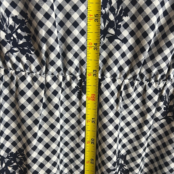 Anne Klein Black and White Gingham Midi Dress - Picture 3 of 14